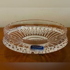 Vintage Gorham Crystal Low Bowl  W Germany